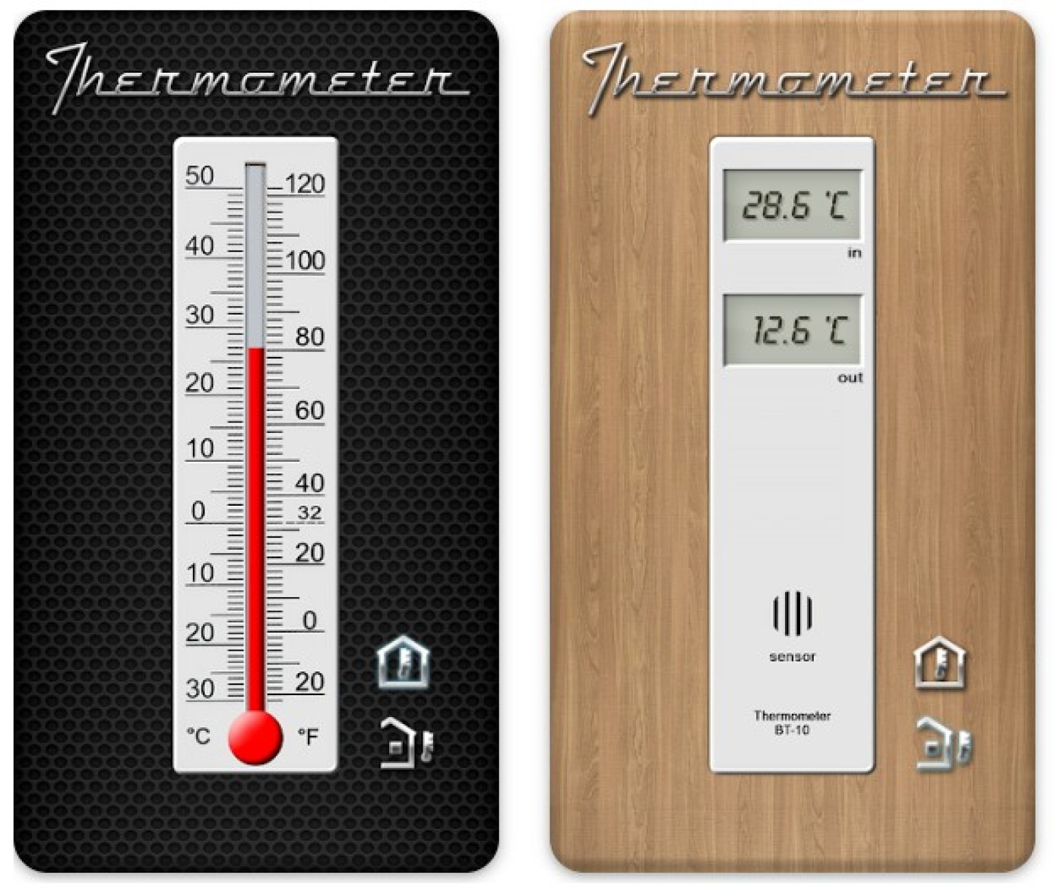 Комнатная температура. Room temperature Checker. Как размещается внутренний градусник в офисе.