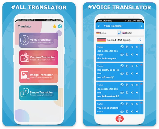 Voice Translator All Translate1