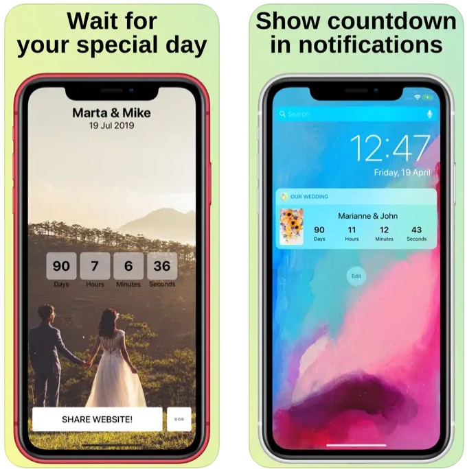 Wedding countdown day widget1