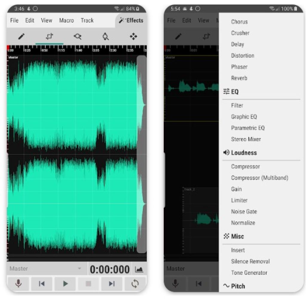 WaveEditor for Android™ Audio Recorder & Editor1