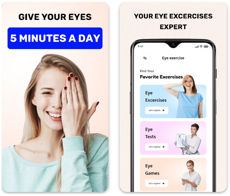 Eye Exercises : Eye Care App1