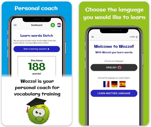 Learn vocabulary with Wozzol2