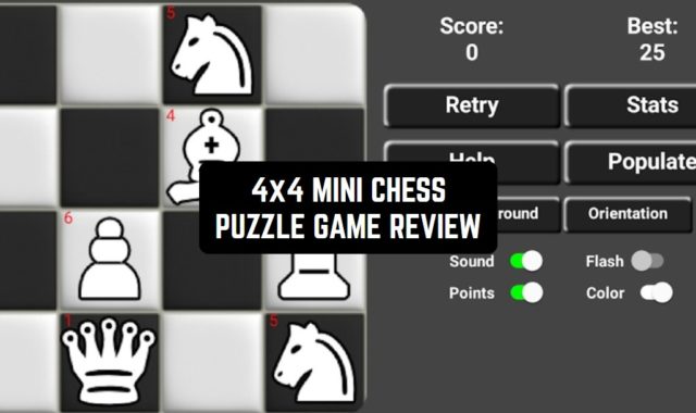 4×4 Mini Chess Puzzle Games Game Review