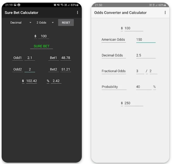 Odds Converter & Calculator1