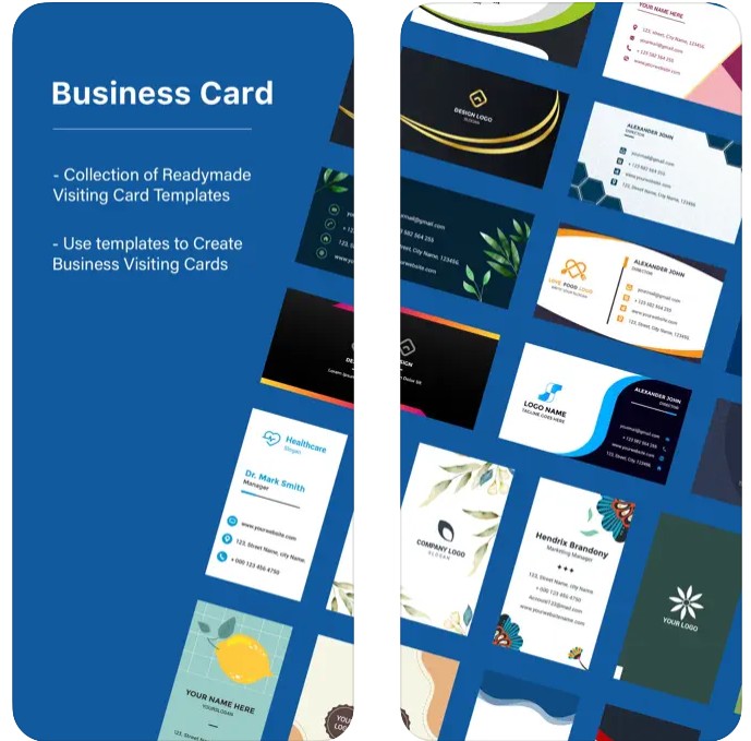 Business Card Maker - Visiting1
