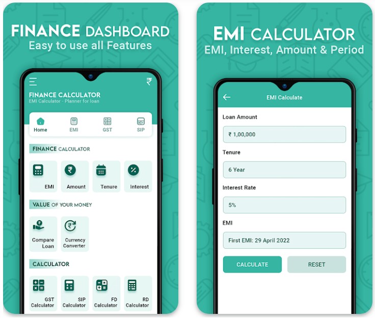 Finance Calculator - EMI Loan1