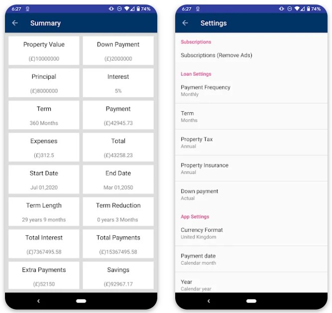 Loan and Mortgage Calculator1