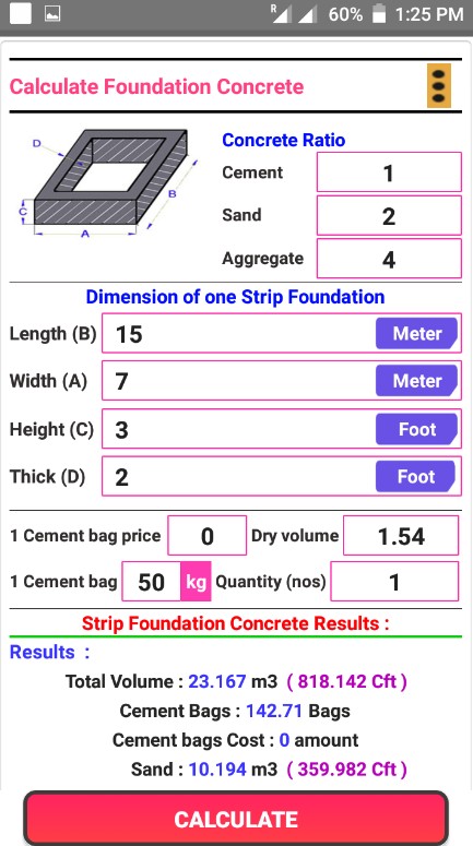 Builder Calculator - Concrete
2