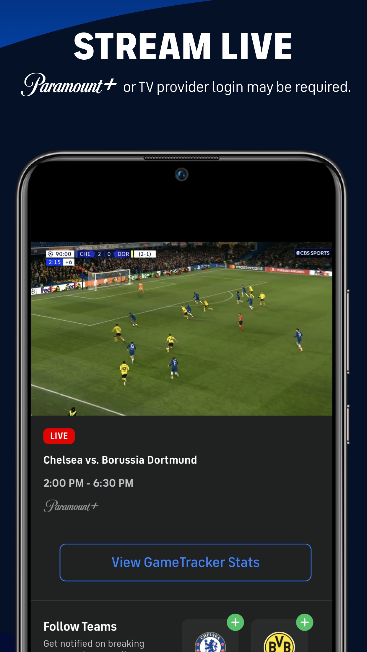 CBS Sports Stream & Watch Live::Appstore for Android