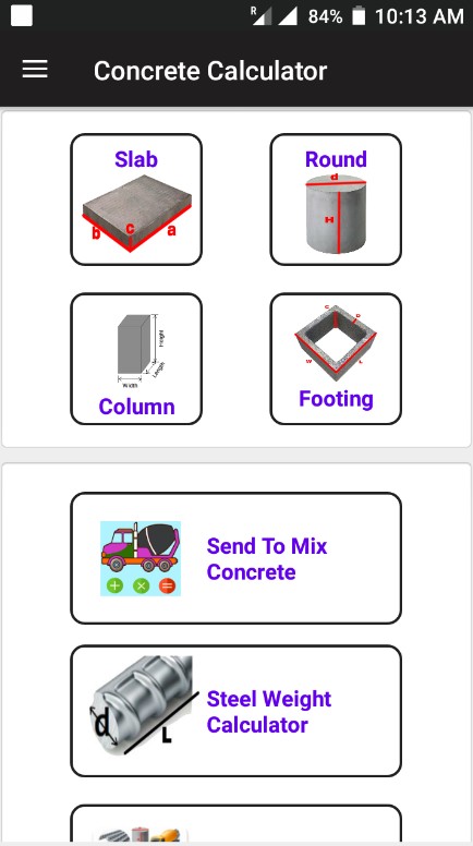 Concrete Calculator5