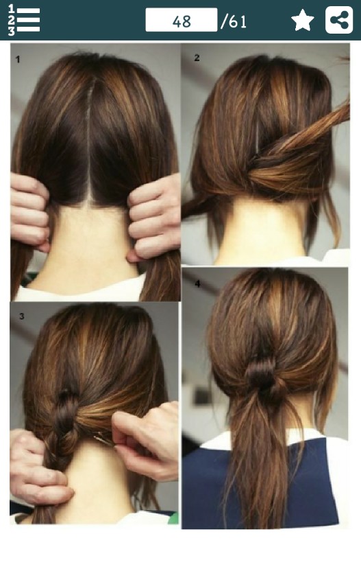 Cute Girls Hairstyles - Step b
1