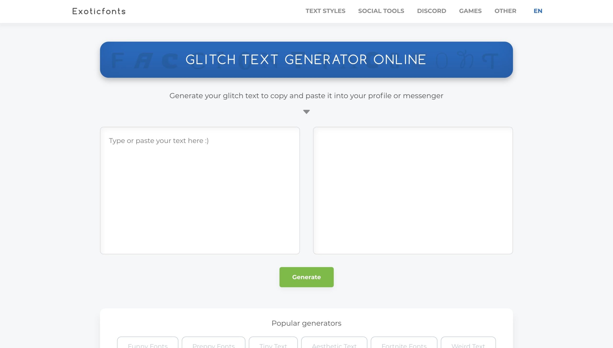 Glitch Text Generator - Write in Glitch Text - Capitalize My Title