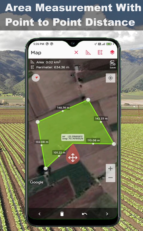 GPS Fields Area Measure Tool
2