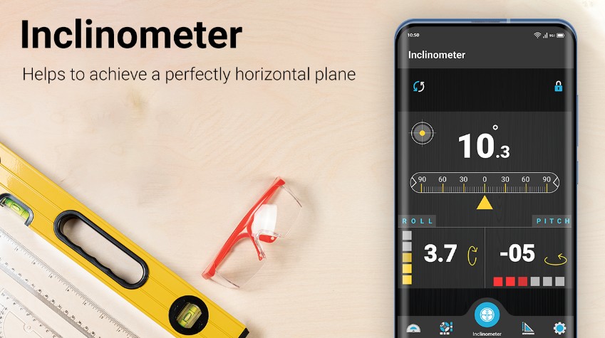 Inclinometer & Bubbel Level
1