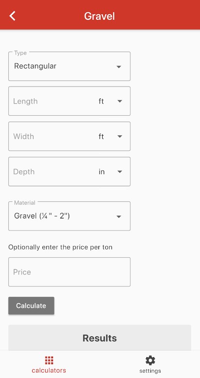 Landscaping Calculator
1