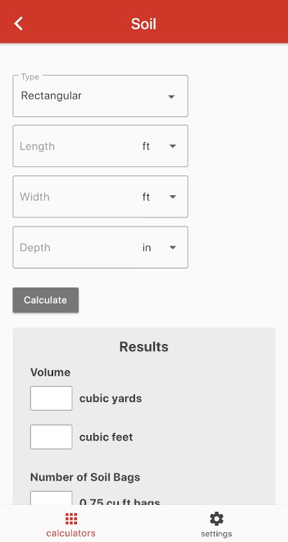 Landscaping Calculator
2