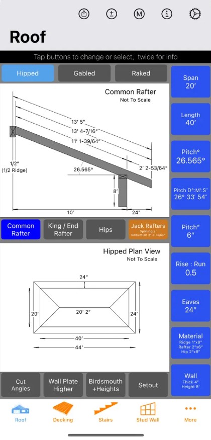 Roof Guide - Carpentry Calc1