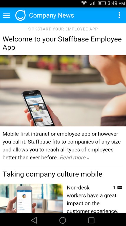 Staffbase Employee App
1