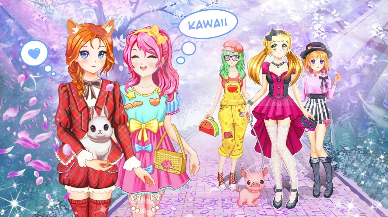 Anime Kawaii Dress Up1