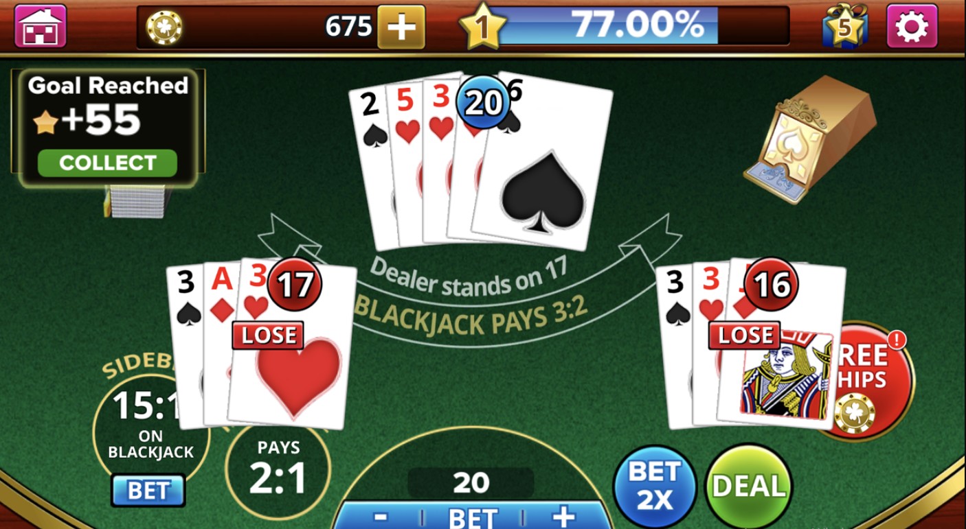 Jugar a la blackjack en línea