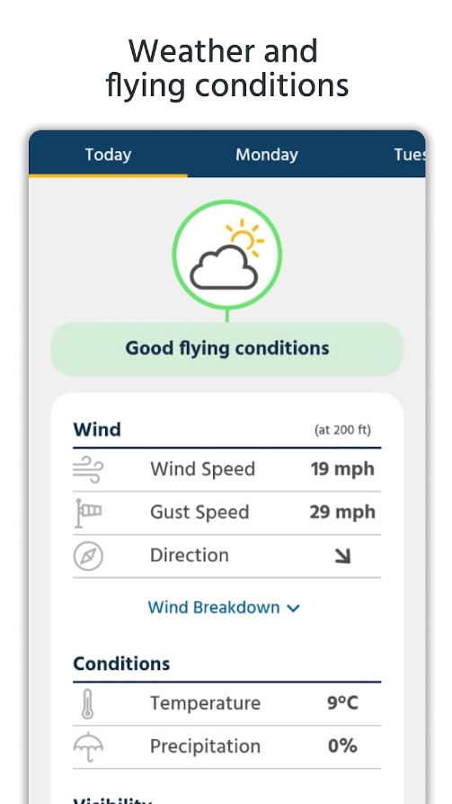 Dronecast - Weather & Fly Map
1