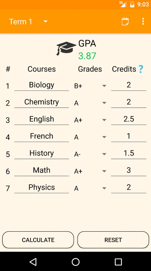 GPA Calculator
2