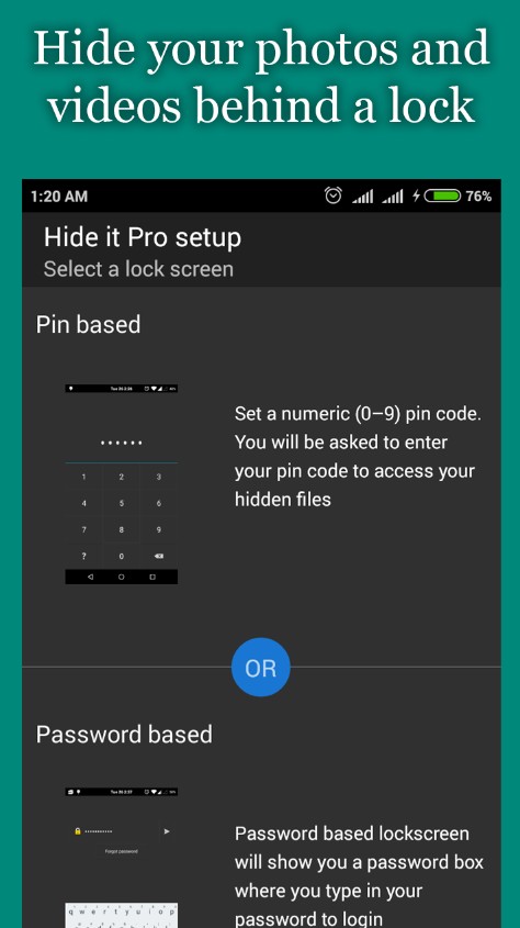 Hide Photos, Video and App Loc
1