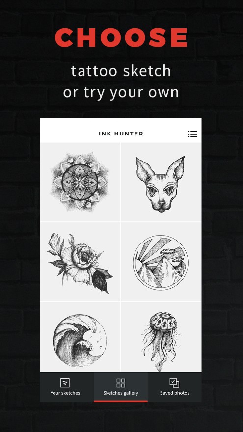 INKHUNTER - try tattoo designs
1
