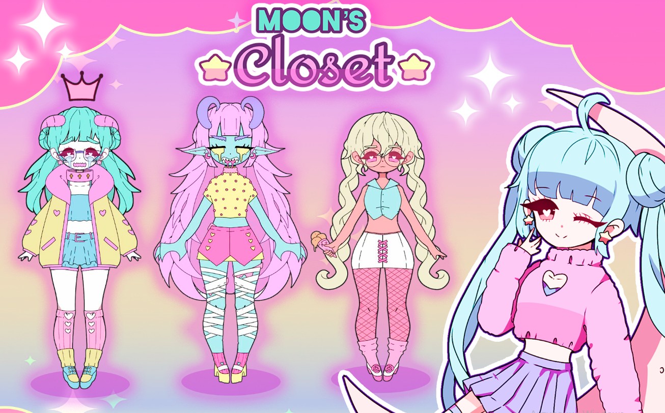 Moon's Closet dress up game
1