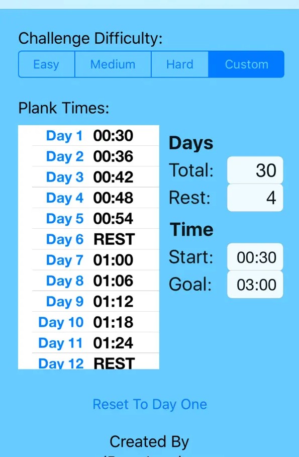 Plank Challenge2