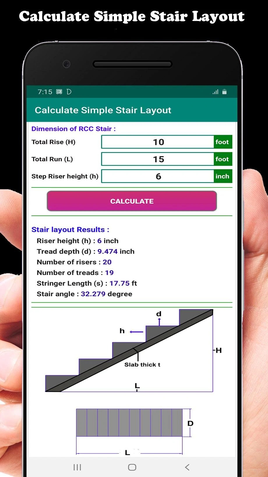 Classic stair calculator APK for Android Download