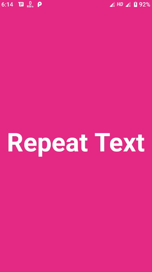 Repeat Text
1
