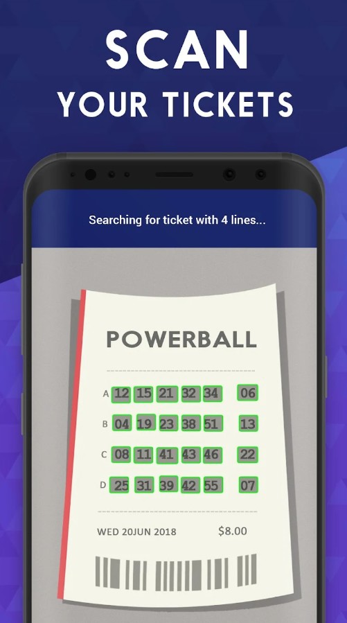 Scan Powerball & Mega Millions
1