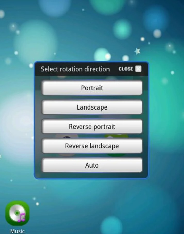 Screen Rotation Control
2