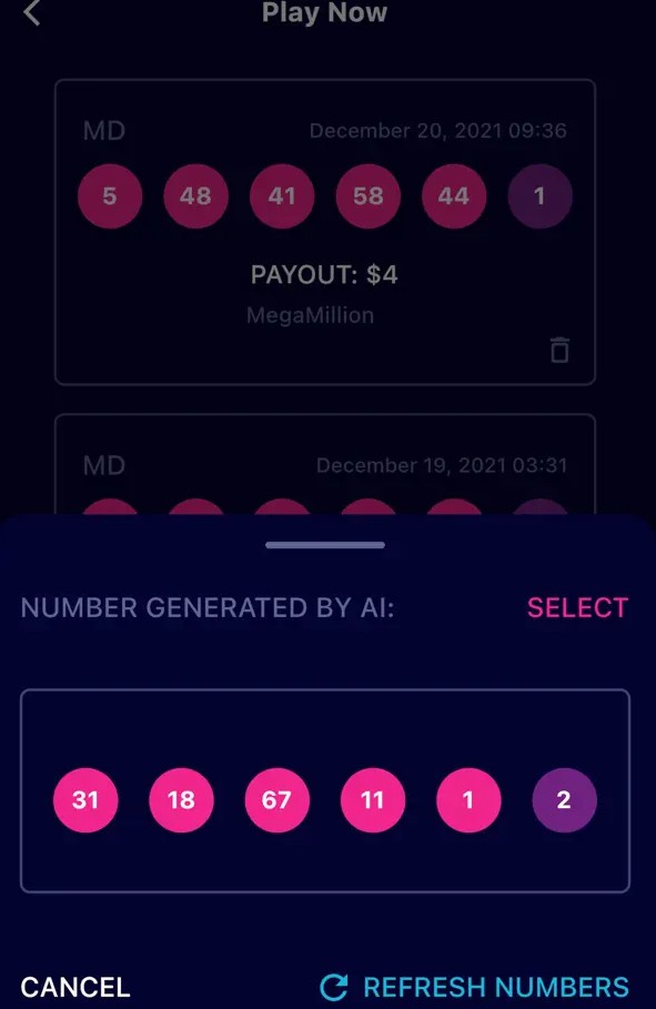 Smart Lotto Number Generator2