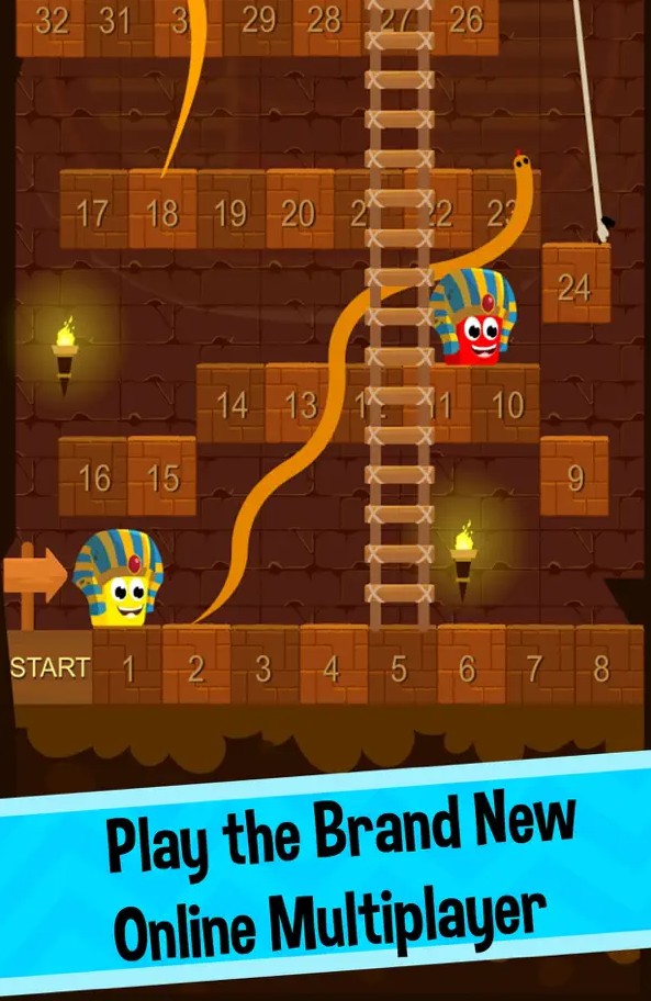 Snakes and Ladders: Multiplayer 🕹️ Jogue no Jogos123