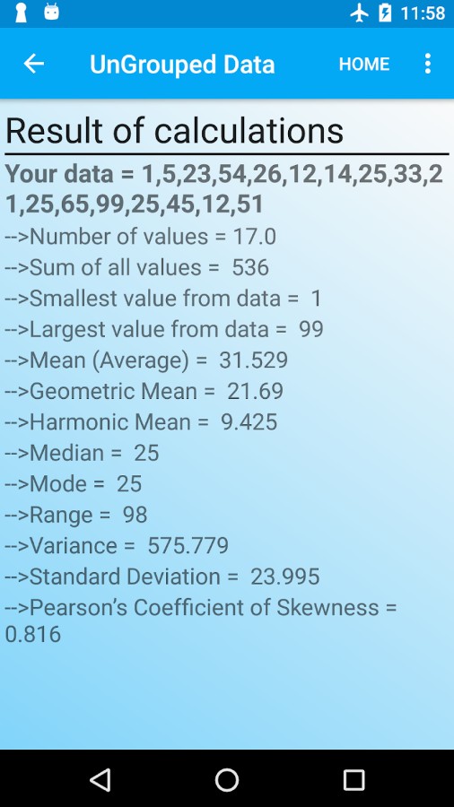 Statistical Analyzer
2