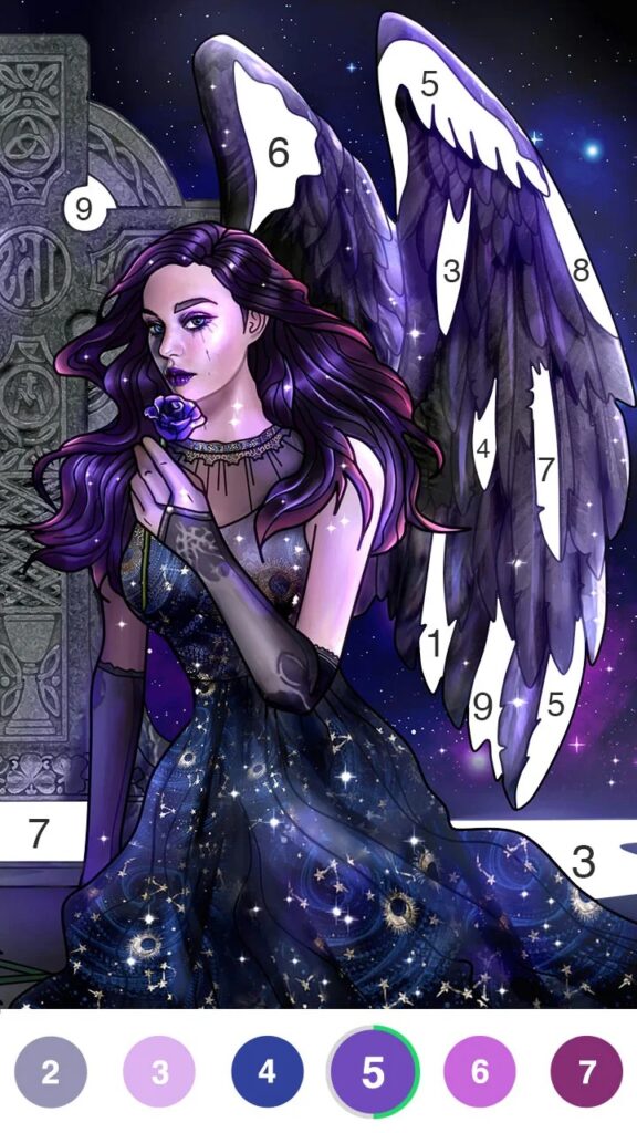 Gorgeous Color By Number Coloring Games Abstract Art Gorgeous Color By Number Coloring Games Abstract Art