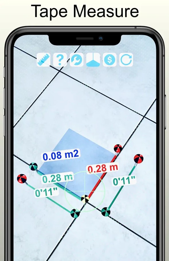 Tape Measure Camera Ruler AR2