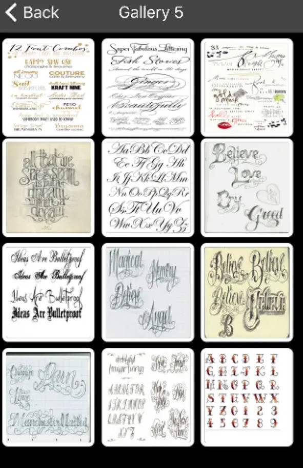 Tattoo Fonts2