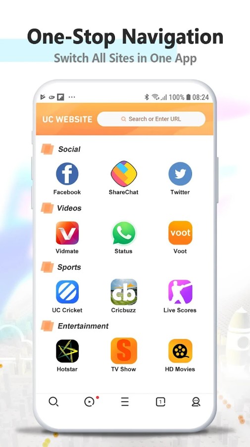 UC Browser-Safe, Fast, Private
2