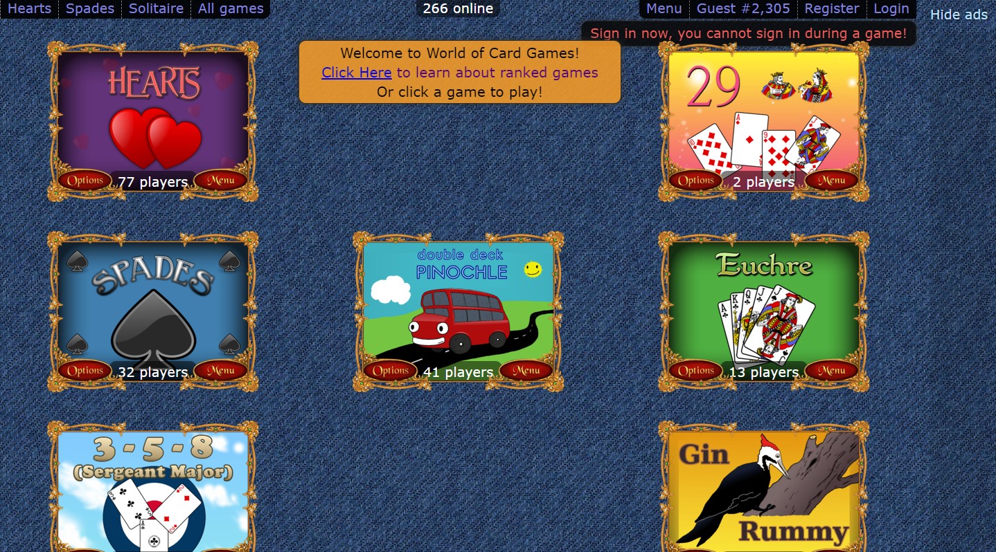 9 Free Websites to Play Online Card Games with Friends | Freeappsforme ...