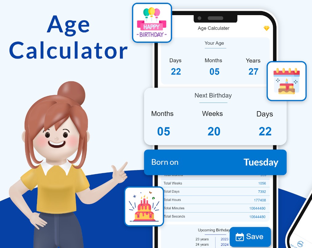 Age Calculator - Date Counter
1