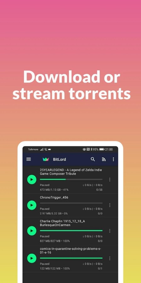 BitLord - Torrent downloader
1
