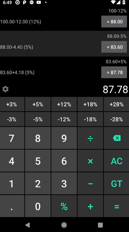 Calculator - Tax, VAT and GST
1