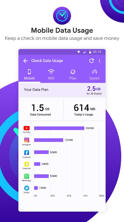 Check Internet Data Usage
2