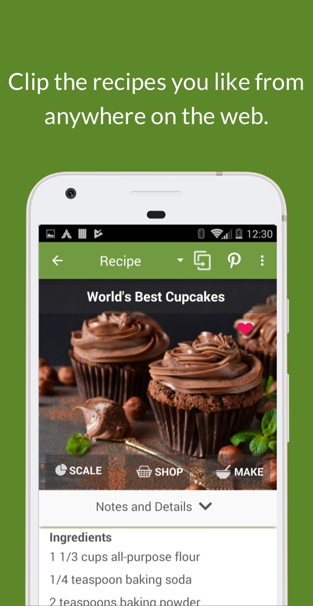 app for writing recipes