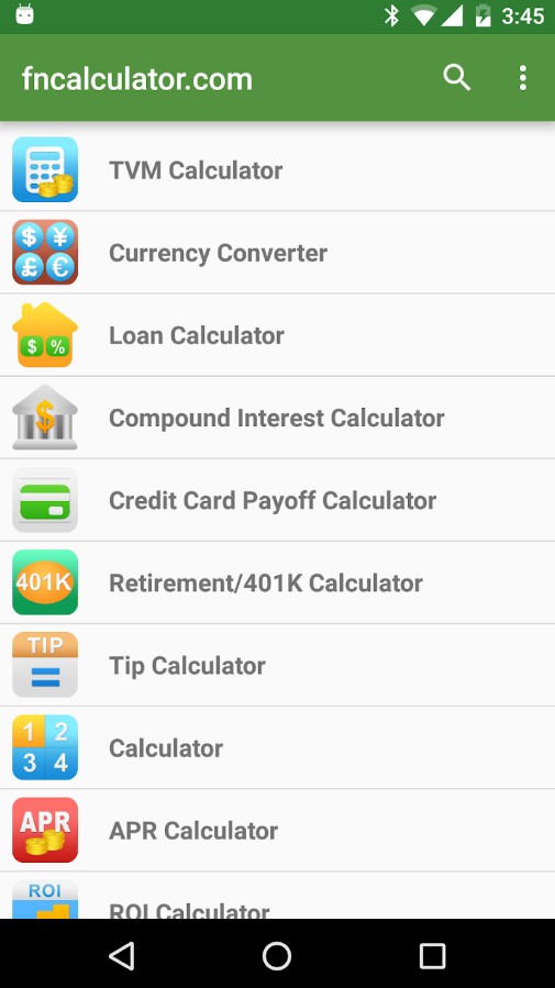 Financial Calculators
2