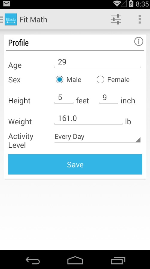 FitMath - Fitness Calculator
1