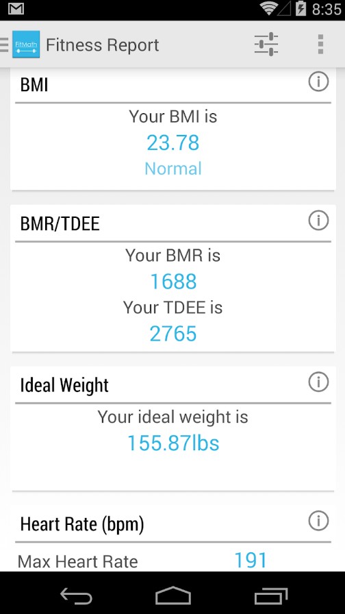 FitMath - Fitness Calculator
2